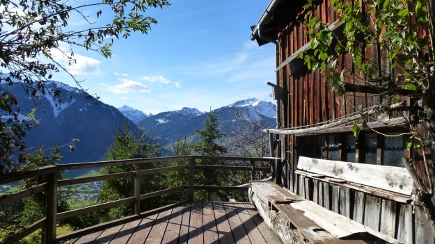Rehmen Liegstein Austria Vorarlberg Trekking panorama balcony