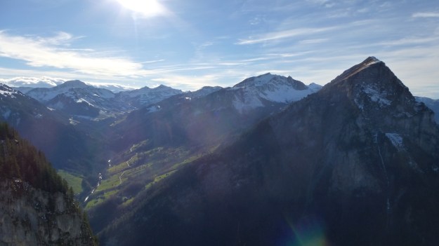 Rehmen Liegstein Austria Vorarlberg Trekking mountain panorama mellau