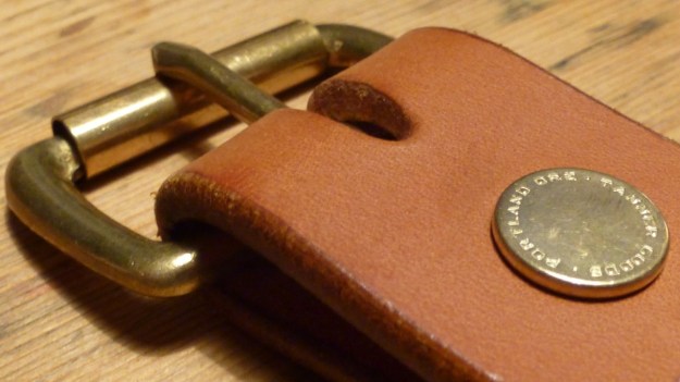 Tanner Goods Belt cognac brown