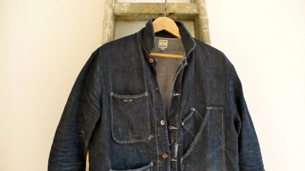 Tellason Chore Coat - Coverall Jacket denim pockets and colar