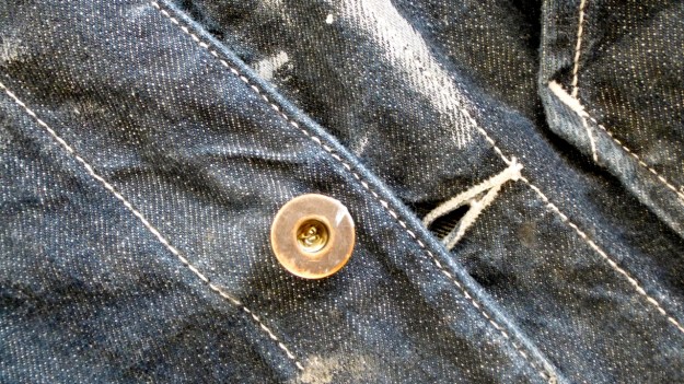 Tellason Chore Coat - Coverall Jacket denim copper bottons