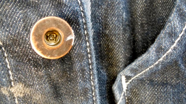 Tellason Chore Coat - Coverall Jacket denim copper buttons 