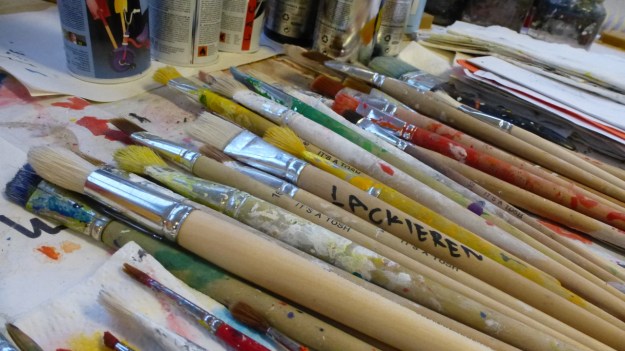 Visiting the King - Helmut King Artist