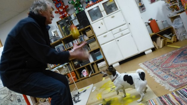 Visiting the King - Helmut King Artist