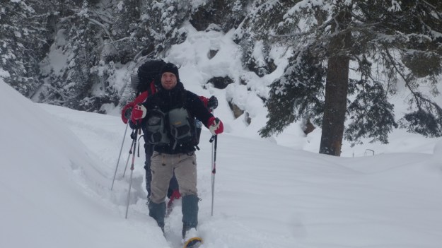 St. Anton - Heilbronner Hütte snoeshoe trip