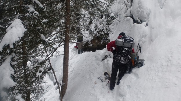 St. Anton - Heilbronner Hütte snoeshoe trip