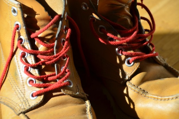 Gorilla moc toe boots worn in