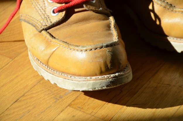 Gorilla moc toe boots worn in