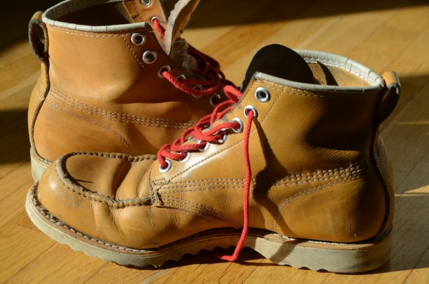 Gorilla moc toe boots worn in