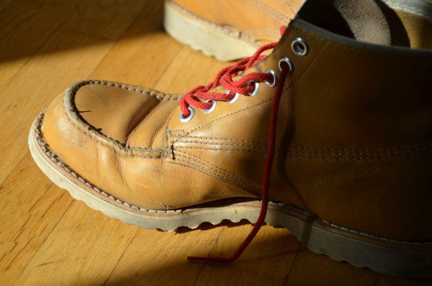 Gorilla moc toe boots worn in