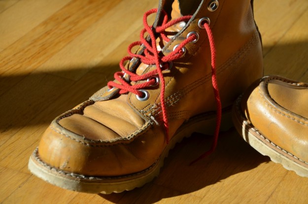 Gorilla moc toe boots worn in