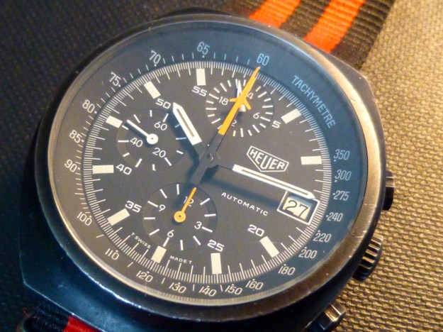 Heuer 510.501 Chronograph glass fixed by rlx5513