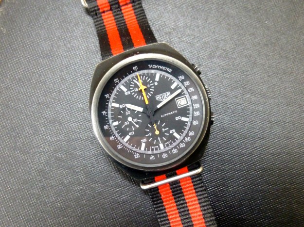 Heuer 510.501 Chronograph glass fixed by rlx5513