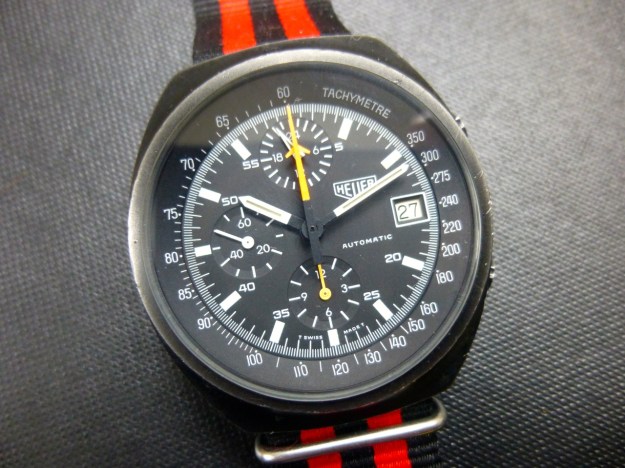 Heuer 510.501 Chronograph glass fixed by rlx5513