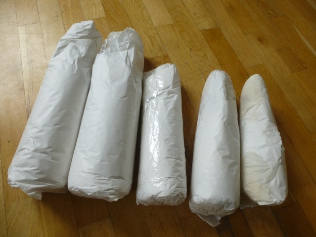 carefully wrapped belgian beer for shippment