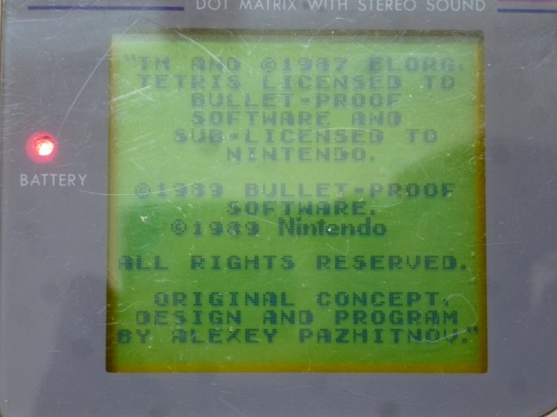 Nintendo Gameboy - Tetris design program concept by alexy pazhitnov