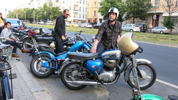 Iron Heart x DC4 Party Berlin Summer 2013 Motorbikes bsa