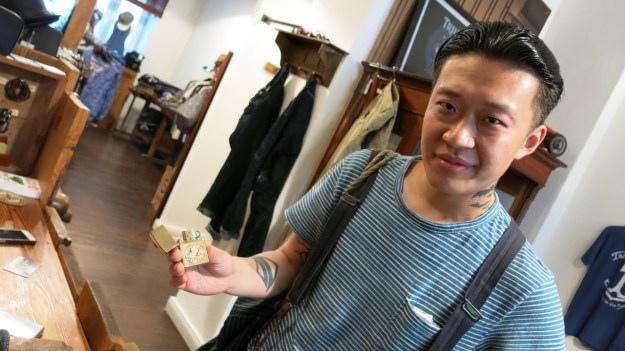 Peter Fields Berlin Shop visit - Feinschmuck popeye zippo customer china