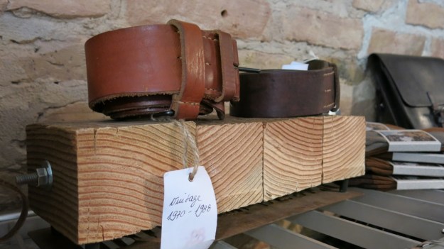 Peter Fields Berlin Shop visit - Feinschmuck vintage belts