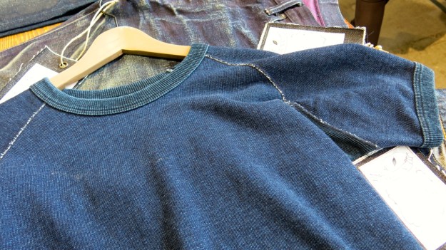 pure blue japan & syoaiya denim macro images shirt 