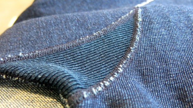 pure blue japan & syoaiya denim macro images shirt 