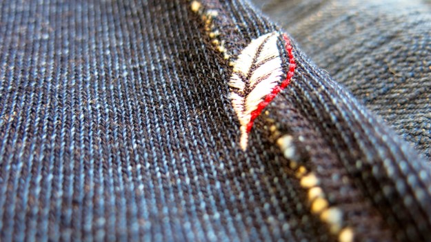pure blue japan & syoaiya denim macro images worn