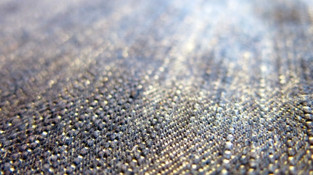 pure blue japan & syoaiya denim macro images worn