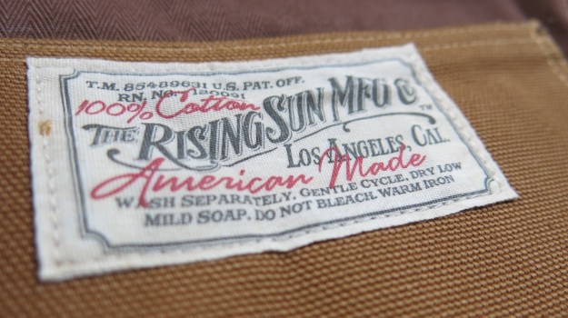 Rising Sung Outdoor Vest Brown Duck Canvas  461