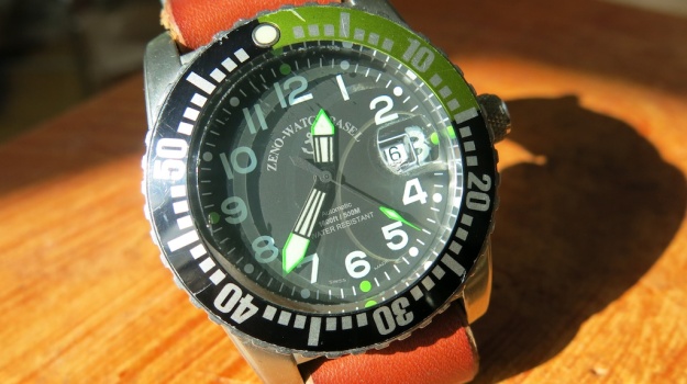 DIY hand sewn Nato leather watch strap 736