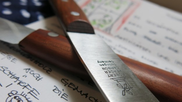 Herder Buckelsklingen Messer Carbon 662