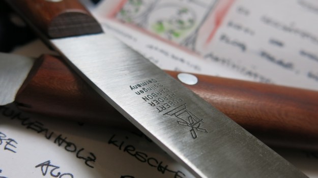 Herder Buckelsklingen Messer Carbon 669