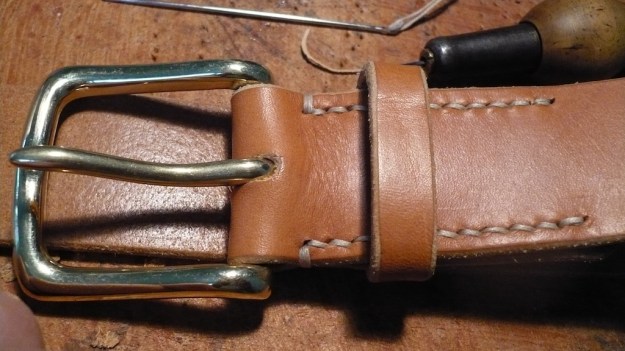 be-cause leather work belts leash leash iphone hand sewn 065