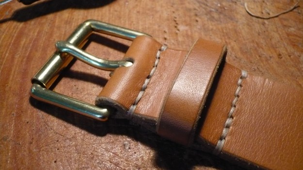 be-cause leather work belts leash leash iphone hand sewn 069