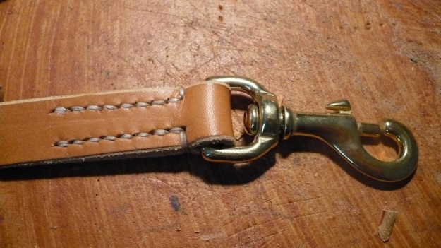 be-cause leather work belts leash leash iphone hand sewn 070
