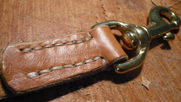 be-cause leather work belts leash leash iphone hand sewn 073