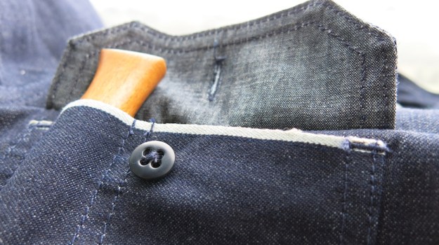 Tellason Clampdown Denim Shirt knife holder
