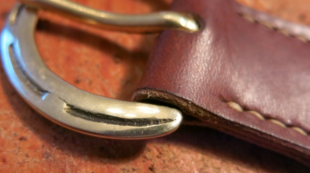 Brass Horseshoe Hufeisen Messing Belt hand sewn