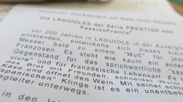 Passion France Laguiole Messer  198