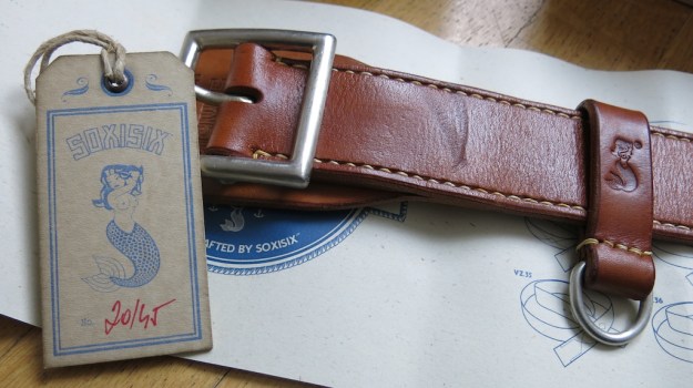 Soxisix BROWN CURVE SEAM Belt Distributed by Red Owl 258