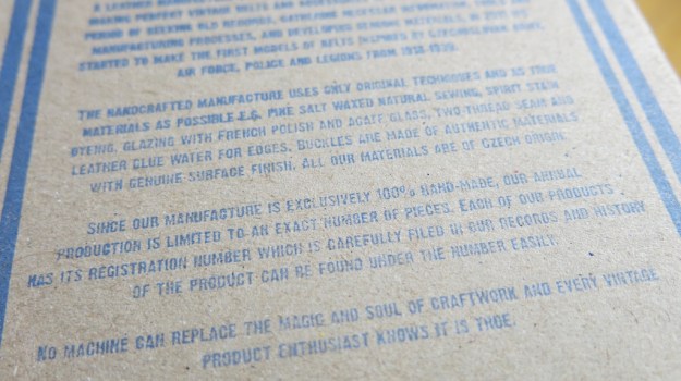 Soxisix BROWN CURVE SEAM Belt Distributed by Red Owl 263