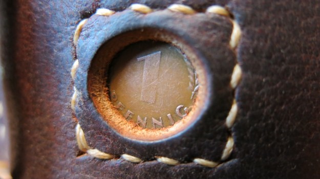 Glückspfennig Gürtel Handgenäht  Lucky Penny Belt