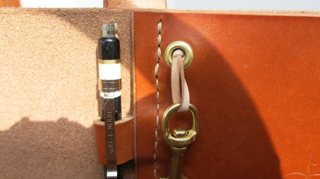 be-cause leather tote bag hand sewn  105