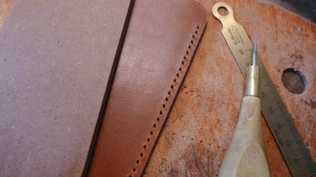 iphone6 cover leather hand sewn  820