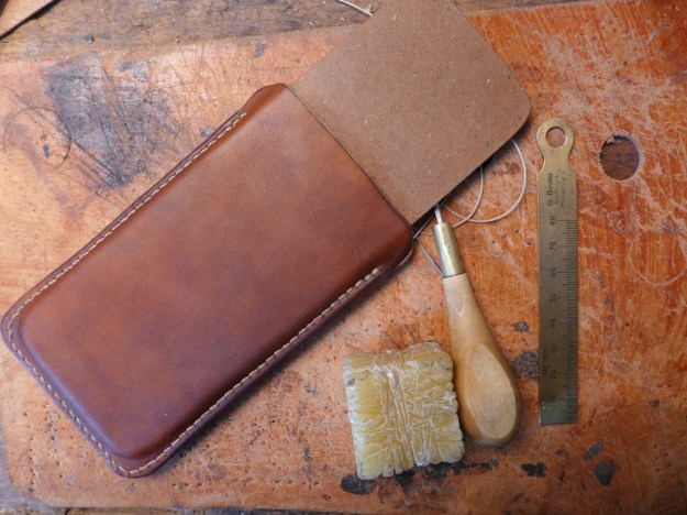 iphone6 cover leather hand sewn  820