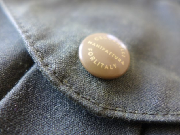 ceccarelli 7005 waxed cotton down coat with hood 1224